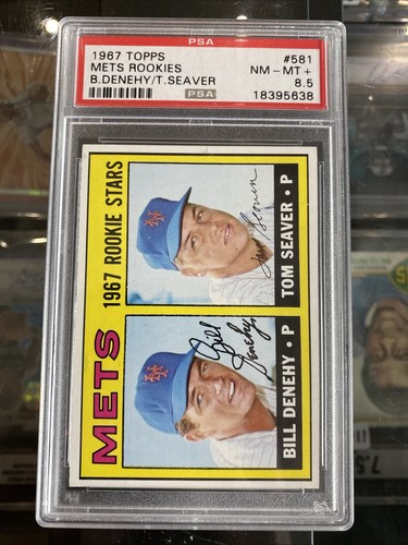 Mets 1967 Rookie Stars #581 Baseball Cards 1967 Topps card price