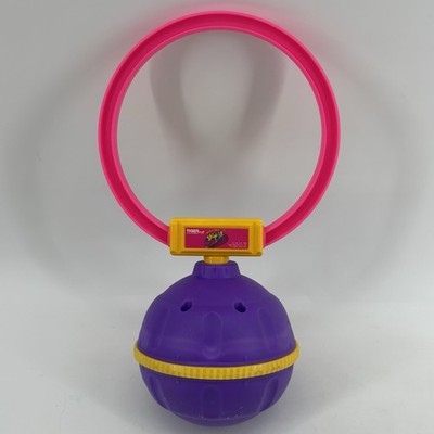 Vintage 1998 Skip It Tiger Electronics Hasbro Skipping Ball Pink Purple Kick