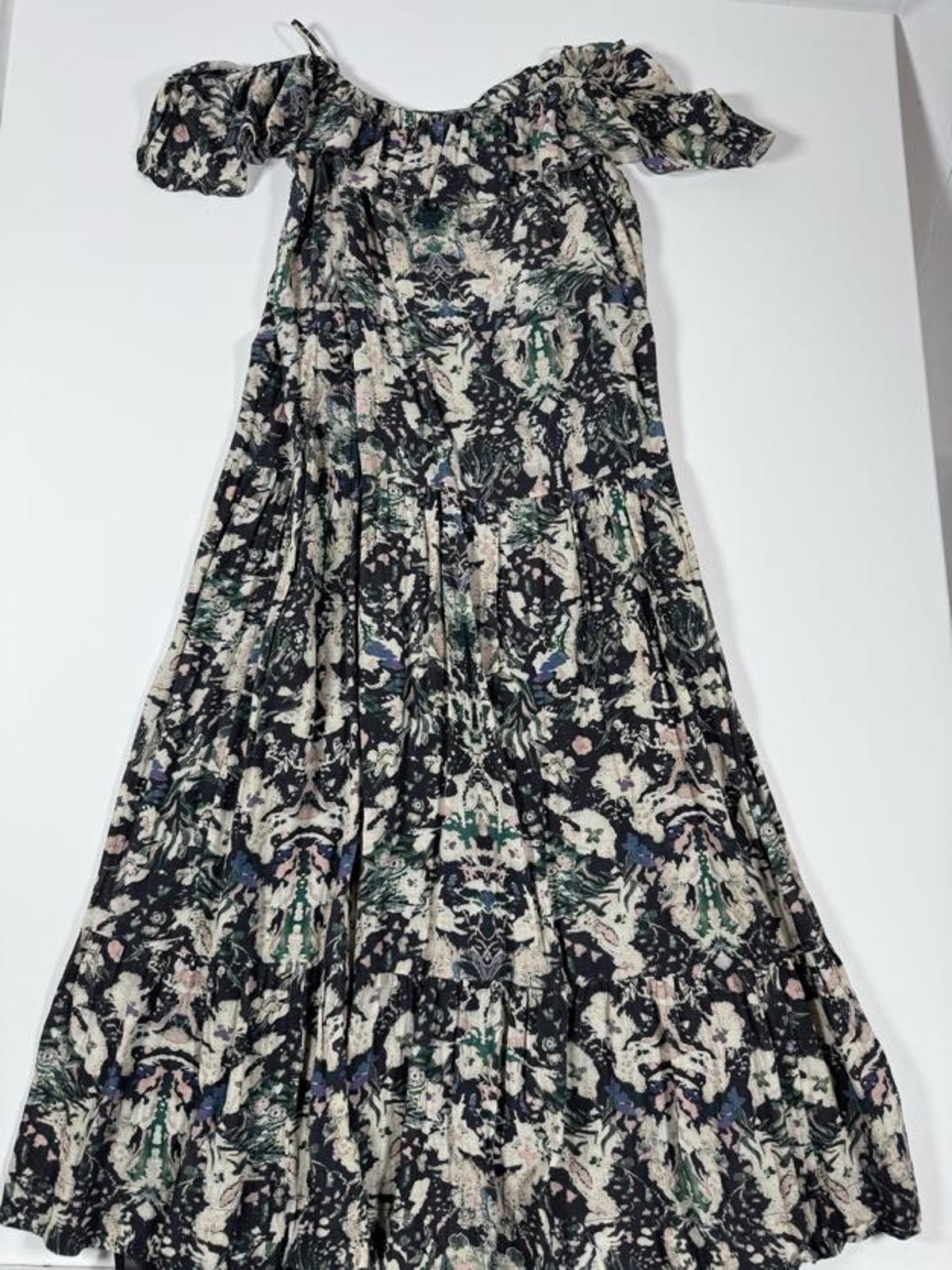 IRO Floral Off-Shoulder Maxi Dress - Size 42