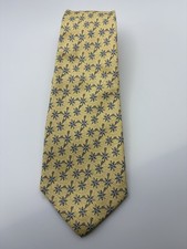 Vineyard Vines Youth Silk Tie, Yellow Compass & Stars 3.25" x 52"