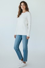 Style And Co New With Tags Women  s Size Large Winter White Ribbed Sweater