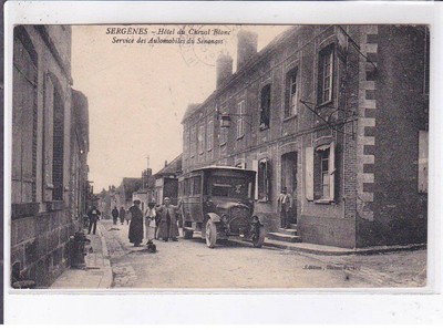 SERGINES: Hotel du Cheval Blanc Senonais Automobile Service - Condition