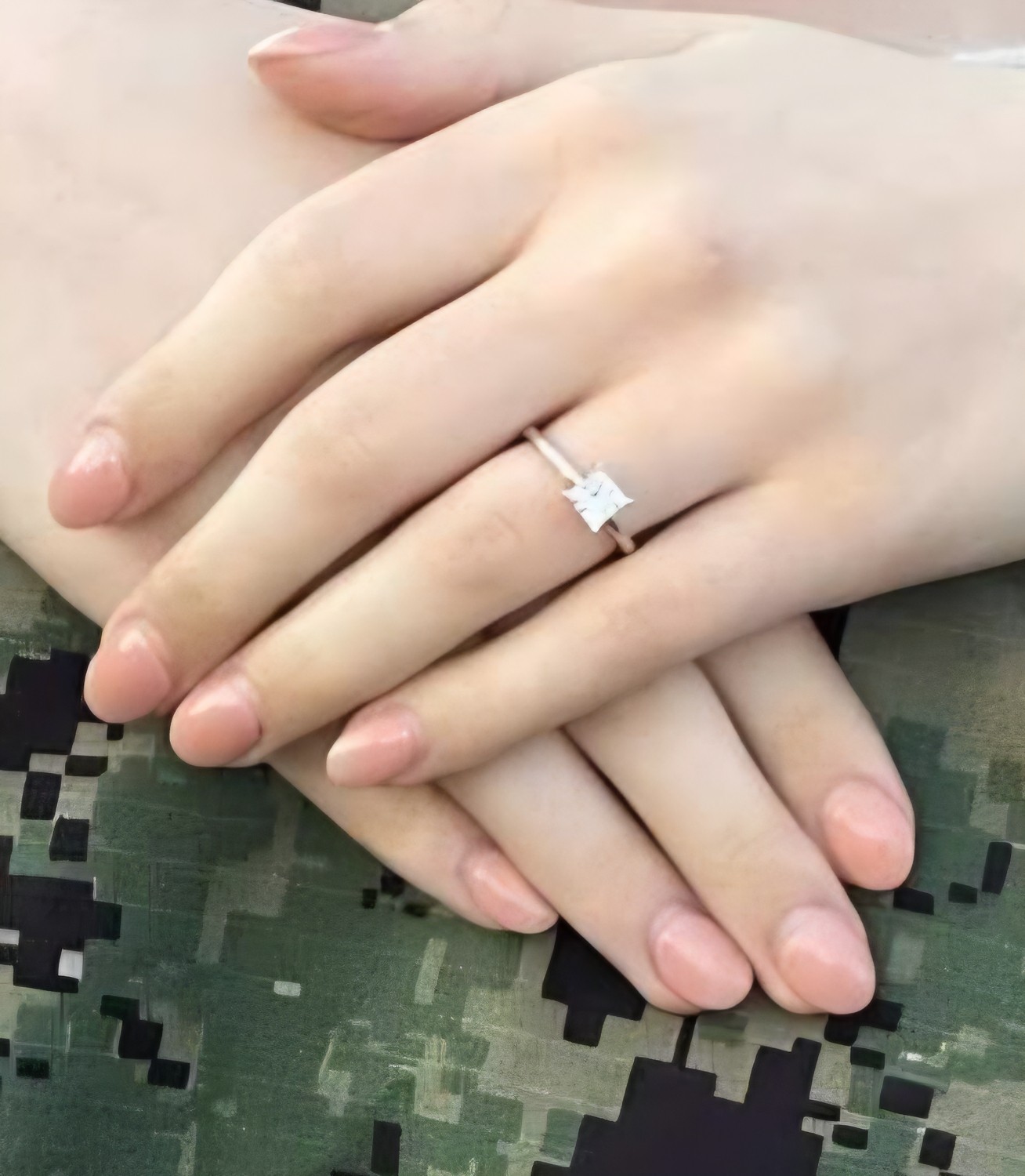 1ct Lab Created Solitaire Diamond Engagement Ring… - image 1