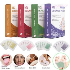 10Pcs Detox Foot Patches Pads Body Toxins Feet Slimming Cleansing Herbal Pads