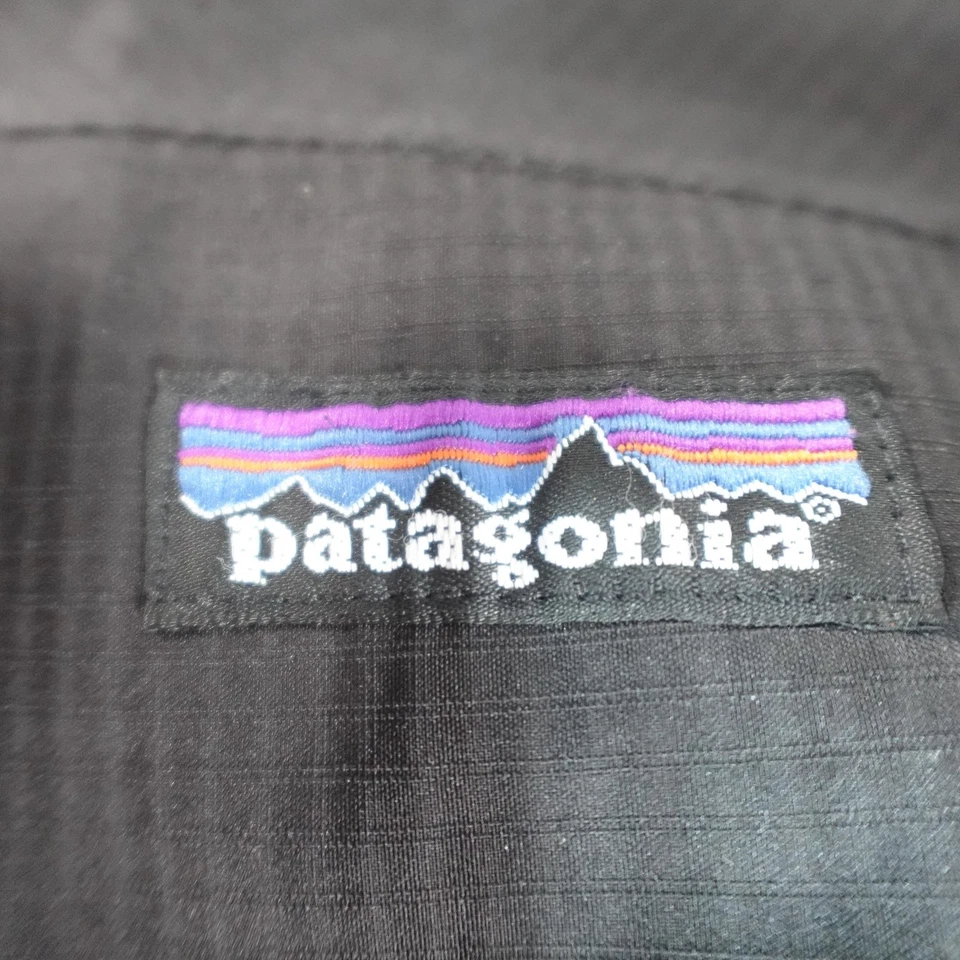 Abrigo de Lluvia Patagonia Para Mujer XL Negro H2No Chaqueta Parka con Capucha Ripstop Bolsillos con Cremallera Foto 3 de 4