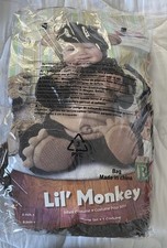baby boy girl LIL MONKEY PLUSH 5 Piece HALLOWEEN COSTUME 6 Mo.