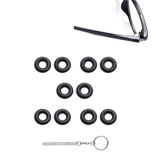 5 Pairs Glasses Grips Hinge Rings Tighteners Eyeglass Temple Silicone Eyeglass 