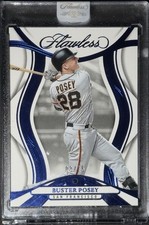 2025 Panini Flawless Sapphire Gem /15 Buster Posey #18 San Francisco Giants