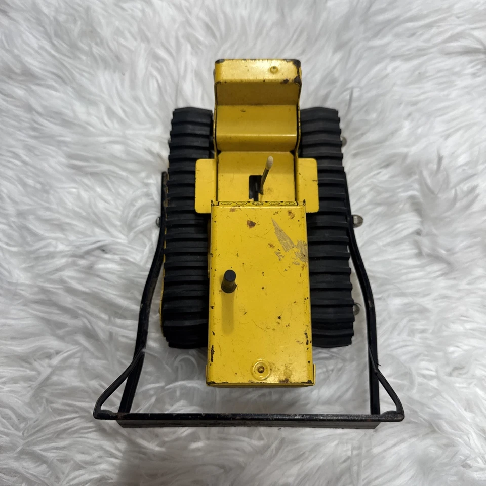 Bulldozer Tonka vintage años 60 acero prensado juguete de construcción 9” Foto 4 de 4