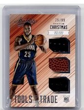 2015-16 Panini Absolute Rakeem Christmas Pacers ToT RC Materials Trio /99