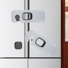 2 PCS Child Proof Refrigerator Locks Fridge Locks For Kids Safety Cabinets