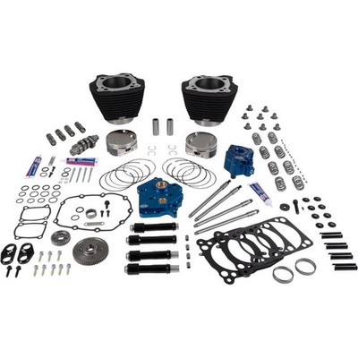 S&S Cycle 129'' Power Package - HPT496 - Gear Drive - Oil Cooled - M8 310-1397
