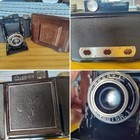 Rare Orig. Model Clover Six 6x6 Camera Venner Anastigmat 4.5 75mm, Case Japan