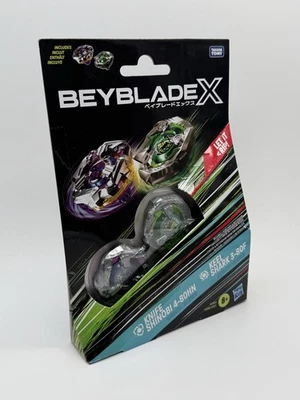 HASBRO BeybladeX Knife Shinobi 4-80HN und Keel Shark 3-80F Dual Pack Set 2 St. Beyblade