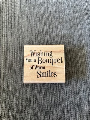 Hero Arts Warm Smiles 2  Rubber Stamp