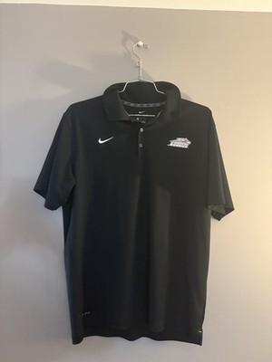 St. Bonaventure Bonnies Nike Dri-Fit Golf Shirt Mens Size XL Black