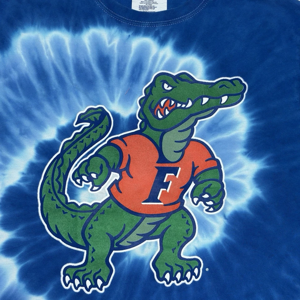 Camiseta vintage University Of Florida Gators Tie Dye por Pro Edge tamanho médio anos 90 Y2K - Imagem 3 de 4