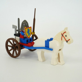 LEGO 6016 Knight Archer Horse Cart Incomplete Parts Repair Read Japan