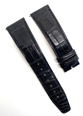 IWC Santoni 22mm x 18mm Black Alligator Watch Strap Band A67350