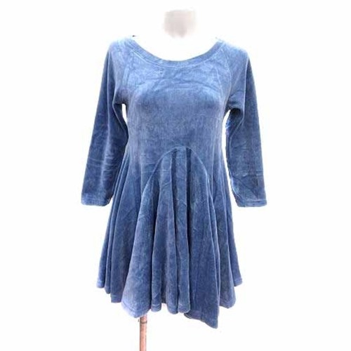Kokodile COCO DEAL One Piece F Mini Velour Long Sleeve 2 M Blue YK (Japan Used e