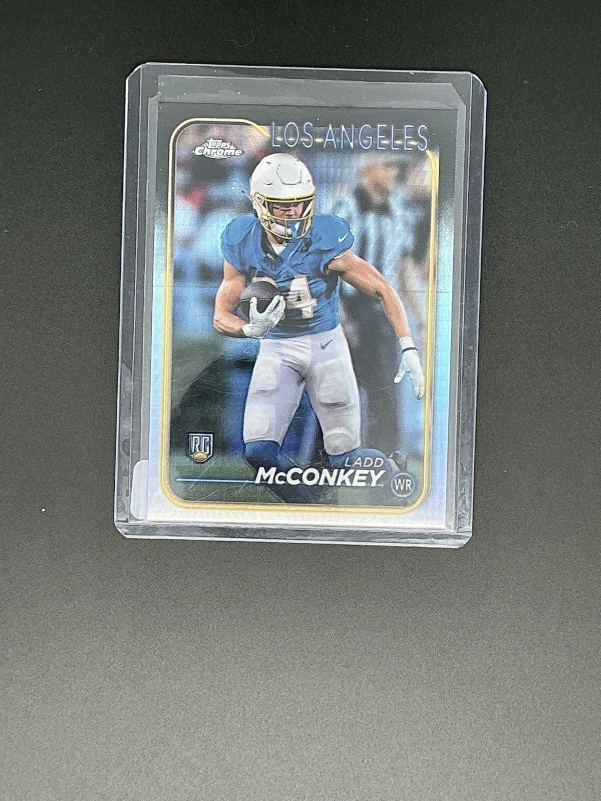 2024 Topps Chrome-Hyper Prism Refractor-#212 Ladd McConkey (RC) Rookie