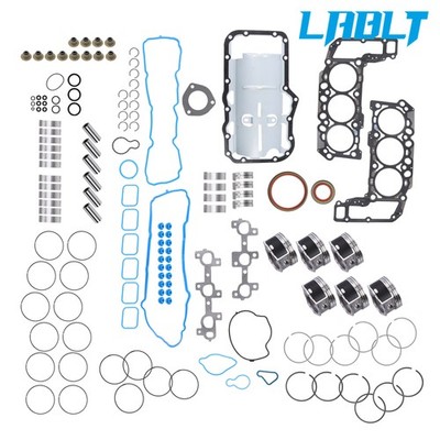 LABLT Full Gasket Set Pistons Bearings For 2005-12 Dodge Ram Dakota Durango 3.7L