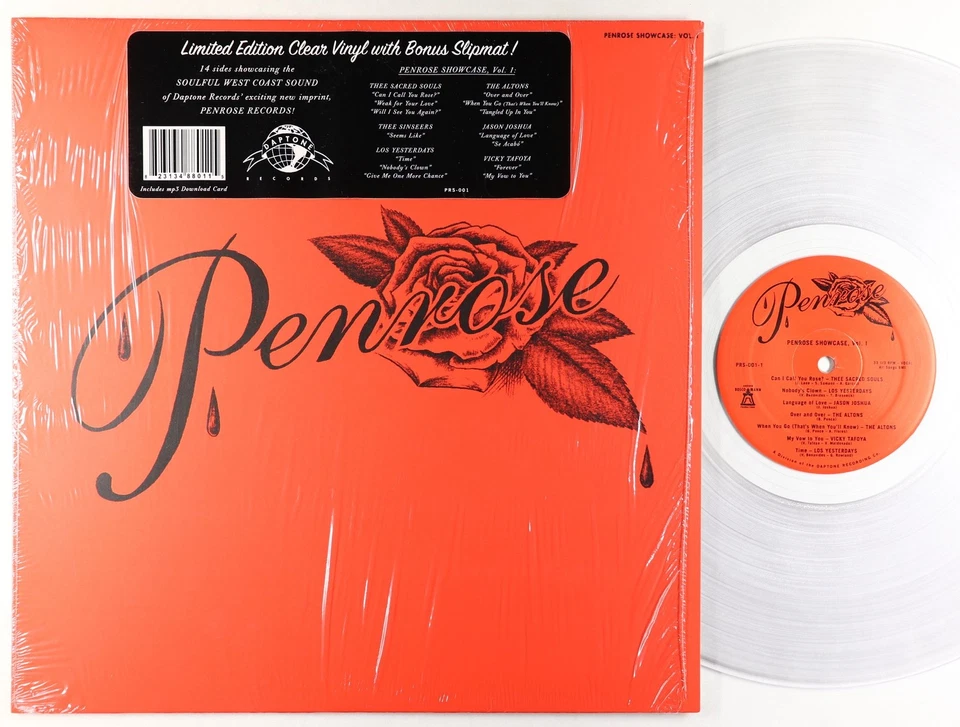 V/A - Penrose Showcase: Vol. 1 LP - Penrose Clear Wax RSD Ltd. VG++ Shrink - Image 1 of 2
