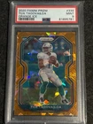 2020 Panini Prizm Football Orange Ice Tua Tagovailoa #339 PSA 8.5