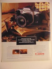 1996 Canon EOS ELAN II Camera print ad