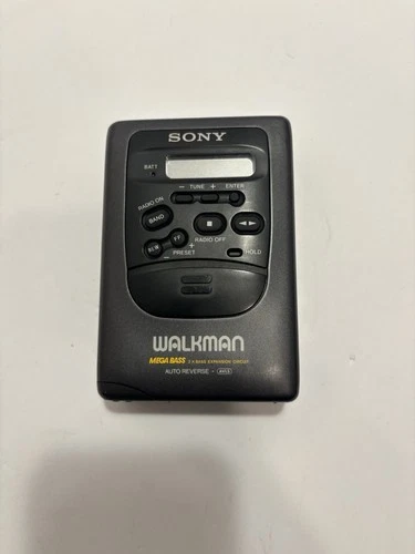 Vintage Sony Walkman WM-FX52 Cassette Player AM/FM Radio w Case Works: FOR PARTS