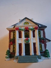 Cornerstone Corners Christmas Colonial House, Street Vendor, Snowman & Kids B2