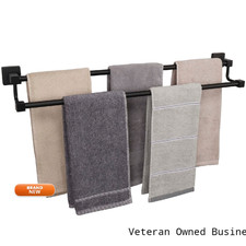 Tocten Double Bath Towel Bar - Thicken Sus304 Stainless Steel Towel Rack For