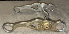 5'' ALUMINUM ENGRAVED OPEN HEART WITH CONCHO WESTERN CURB BIT