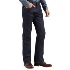 Levi's Men's Sz 30x30 Blue 517 Bootcut Mid Rise Rigid Regular Fit Cotton Jeans
