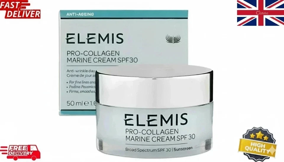 ✅ ELEMIS Pro-Collagen Marine Cream SPF30 50ml Anti-Wrinkle Moisturizer UK ✅ - Image 3 of 4