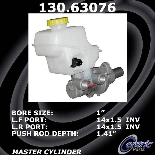 For Dodge Charger 2008-2012 Centric 130.63076 Premium Brake Master Cylinder Foto 2 de 2
