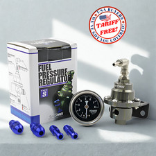 New Tomei Fuel Pressure Regulator Type-s With Meter Black Gauge Engine Motor Air