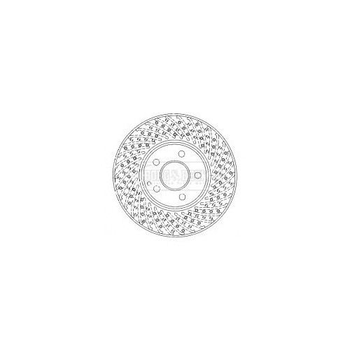 BORG & BECK Brake Disc BBD4490