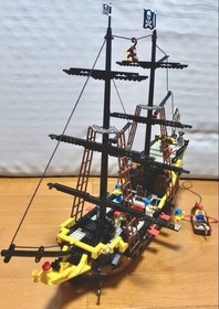 LEGO Pirates Black Seas Barracuda (Dark Shark) 6285 In 1989 Used W/Manual As Is