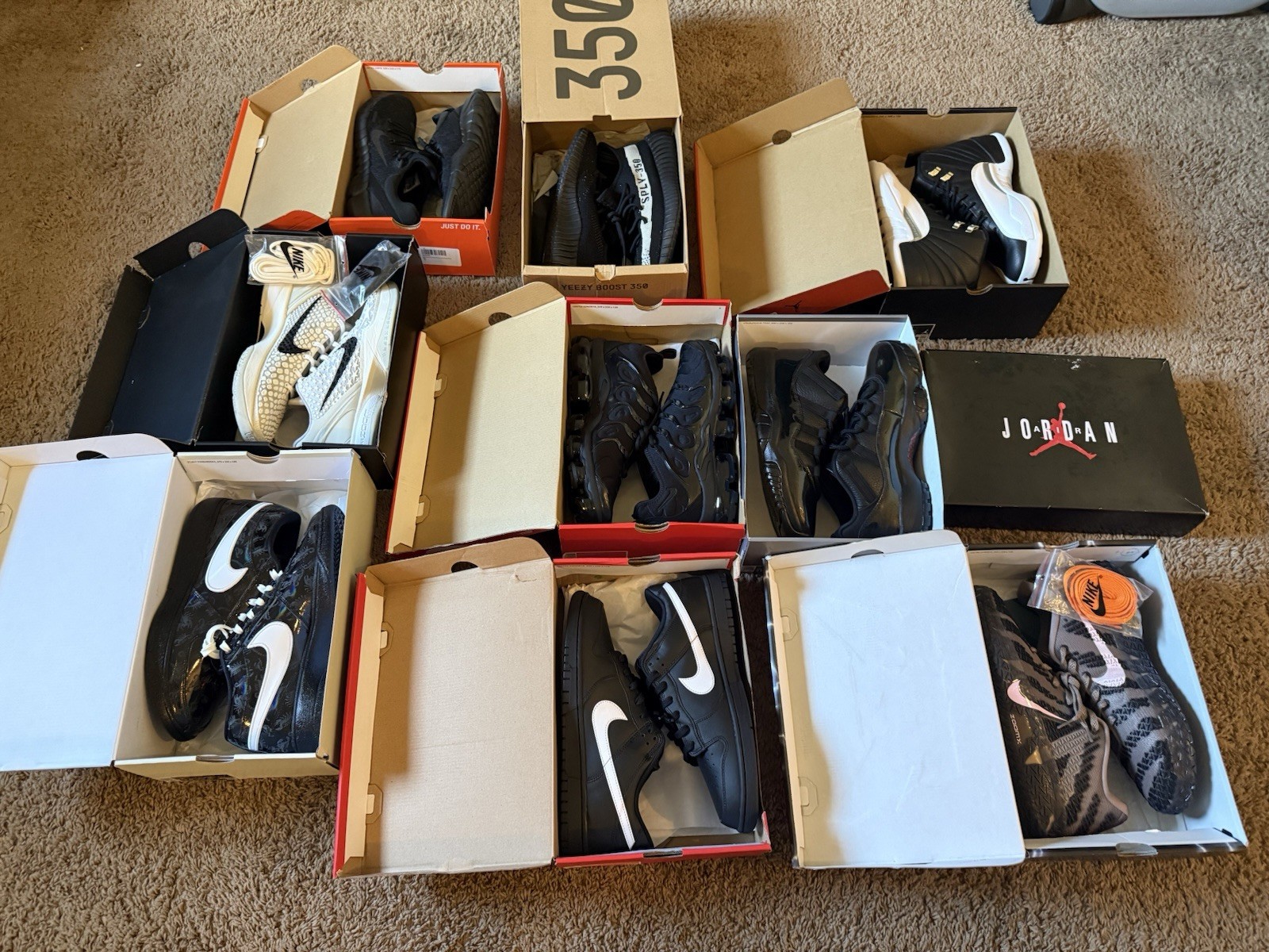 Lot 9 Sneakers Nike Jordan adidas Men's Athletic Shoes Air Jordan Yeezy Boost  thumbnail 21