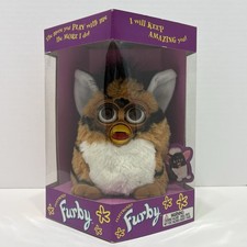 Tiger Electronic Furby Model 70-800 Orange Black Stripes and White New with Box