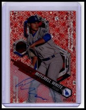 2018 Bowman High Tek - Red Orbit Diffractor #PHT-MW Mitchell White #/10