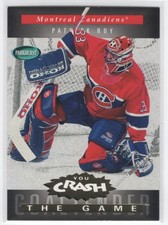#G12 1994-95 Parkhurst You Crash The Game Patrick Roy Montreal Canadiens
