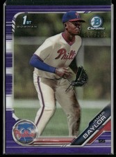 Jamari Baylor 2019 Bowman Chrome Purple Refractor /250 #BDC-41 Philadelphia