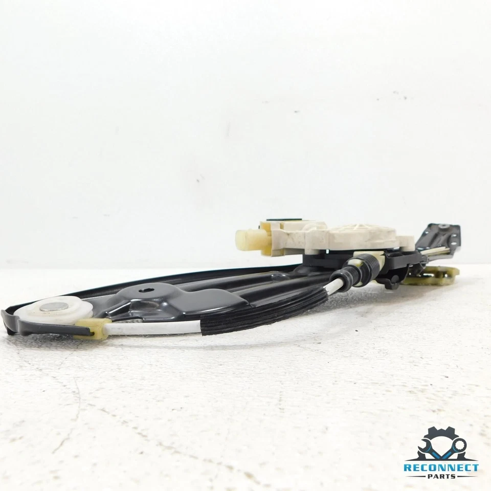 Conjunto regulador motor ventana eléctrica trasera izquierda BMW 528i 535i M5 F10 11-16 OEM Foto 2 de 4