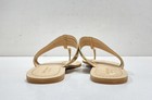 Kate Spade Women's Thong Sandals Khaki Patent Leather Slip-On 8.5 — photo 5