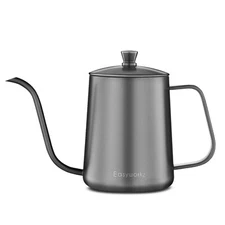 Easyworkz Gooseneck Pour Over Coffee Kettle 20 oz Stainless Steel Drip Pot