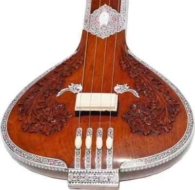 INDIAN 4 STRING FLAT TAMBURA HANDMADE MUSICAL INSTRUMENT