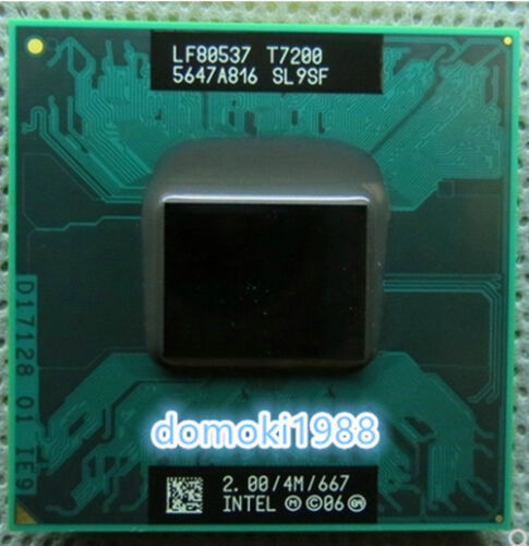 Intel Core2 T7200 T7400 T7600 CPU portatile 4M/667 MHz - Foto 1 di 6