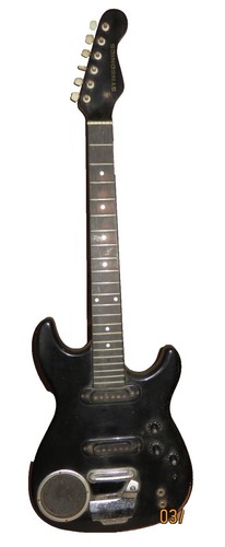 Vtg Jr. Pro By Synsonics Miniature Mini Electric Guitar Child Size